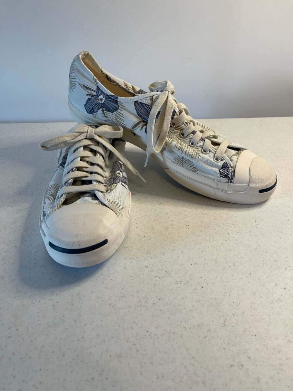 Converse Jack Purcell Floral Print Sneakers Size 13